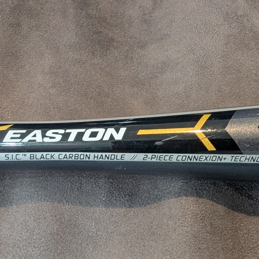 Easton S750C Black and Gold Baseball Bat Youth 28 Drop -10 USA - Picture 7 of 13